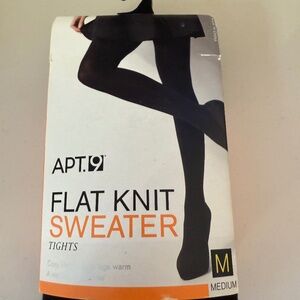 Apt. 9 Flat Knit Sweater Tights NWT